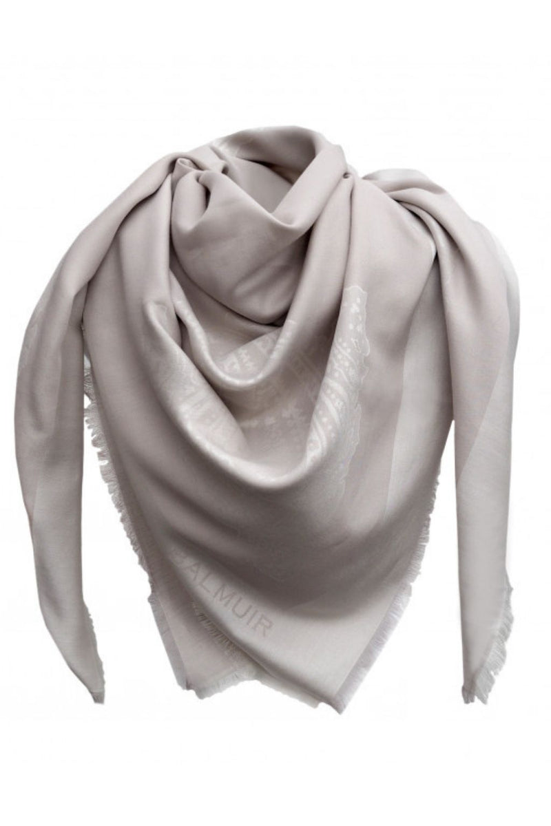 Capri scarf, 140x140cm, cream